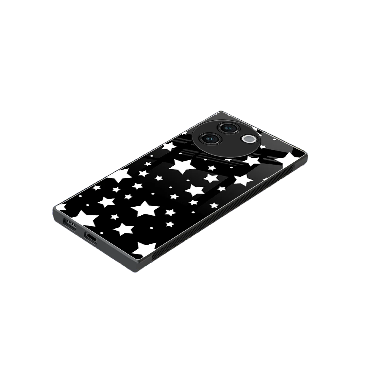 Nebula stylish phone case for vivo v30e | glossy glass and slim fit