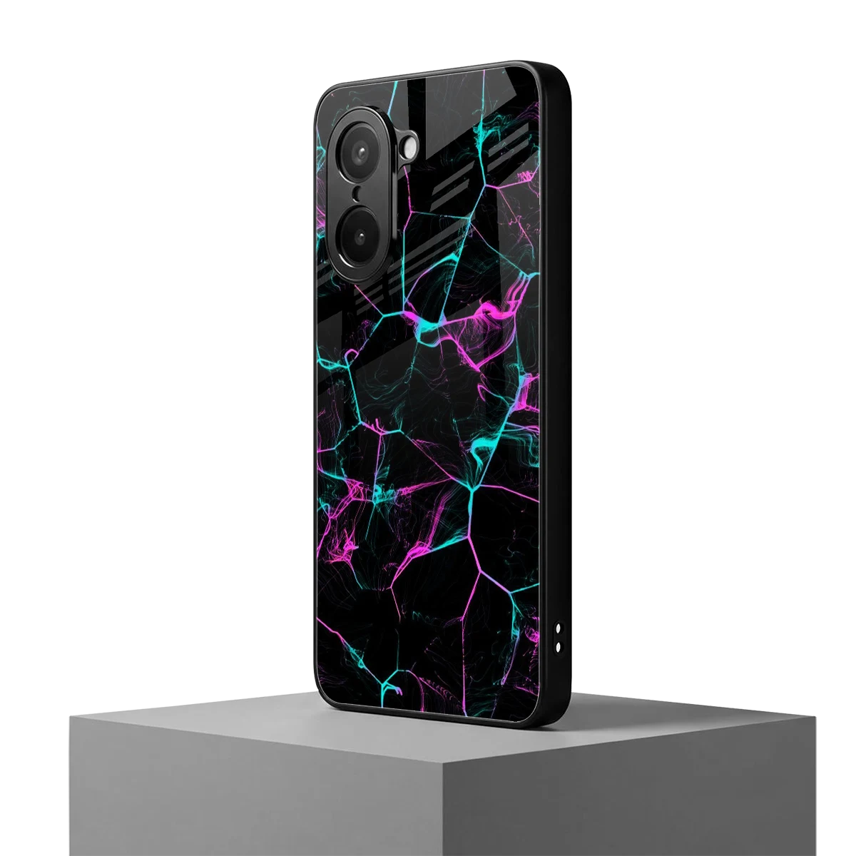 Nebula Veins oneplus nord ce5 5g mobile cover | shockproof glass phone case