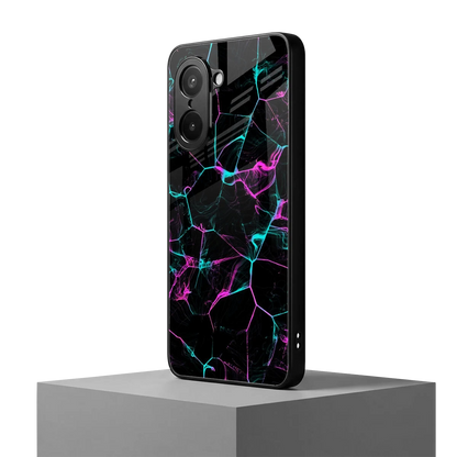 Nebula Veins oneplus nord ce5 5g mobile cover | shockproof glass phone case