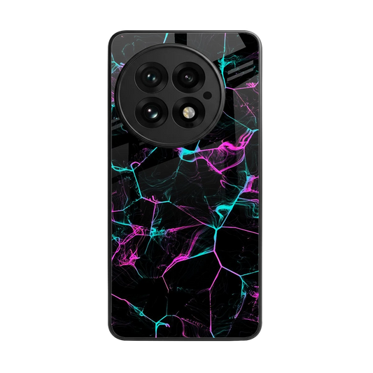 Nebula Veins back phone cover | glass case for oneplus 13