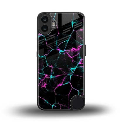 Nebula Veins back phone cover | glass case for cmf nothing phone 1