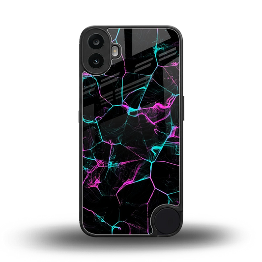 Nebula Veins back phone cover | glass case for cmf nothing phone 1