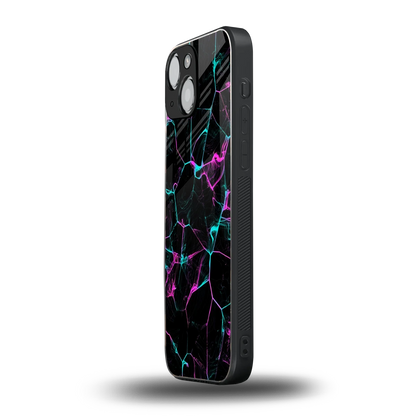 Nebula Veins iphone 13 mini mobile cover | shockproof glass phone case