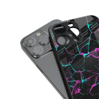 Nebula Veins Phone Case for Iphone 16 | Glass Case