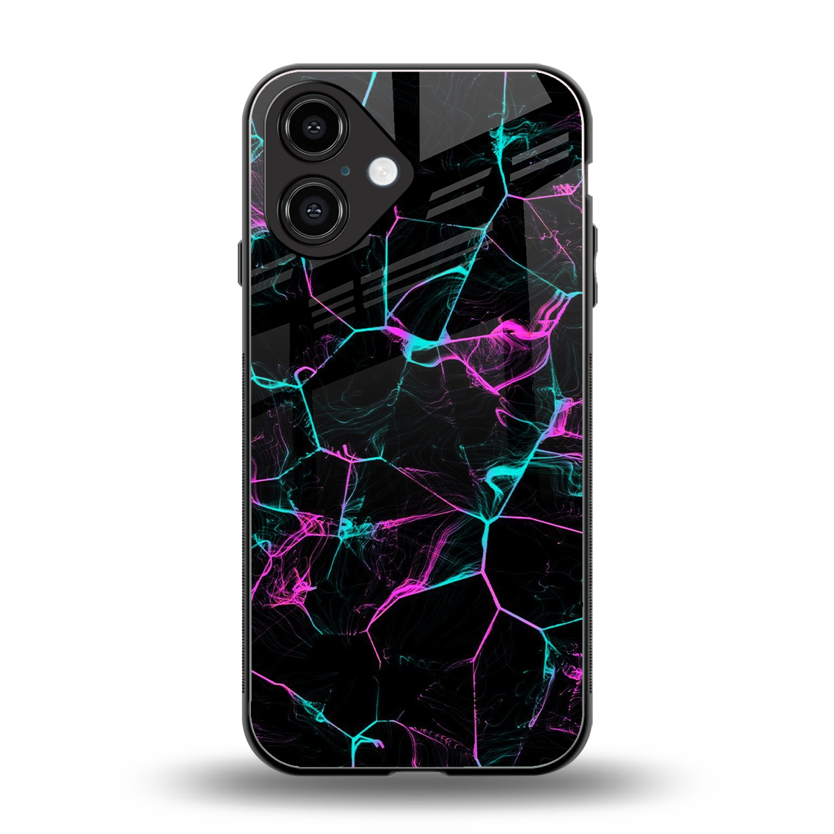 Nebula Veins Phone Case for Iphone 16 | Glass Case