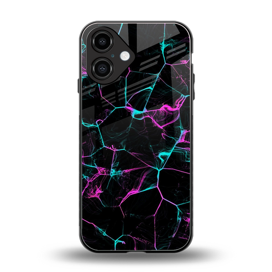 Nebula Veins Phone Case for Iphone 16 | Glass Case