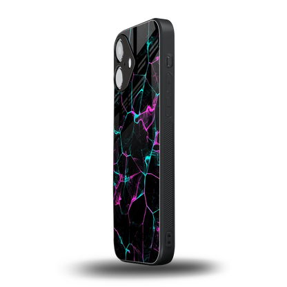 Nebula Veins Phone Case for Iphone 16 | Glass Case