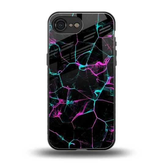 Nebula Veins back phone cover | glass case for iphone 16e