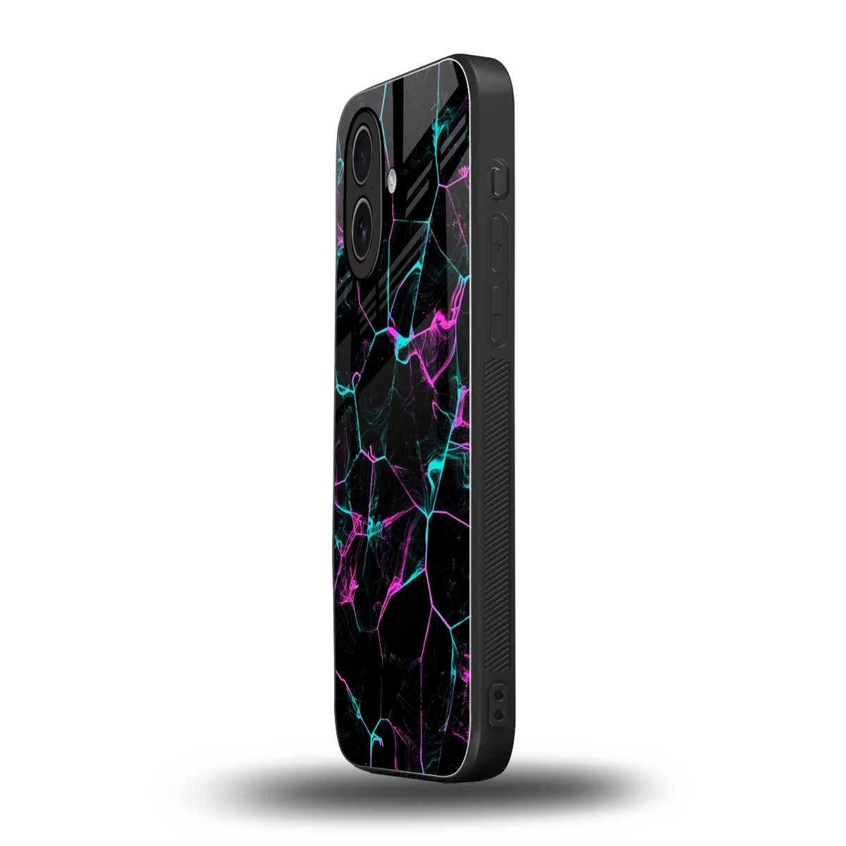 Nebula Veins iphone 17 mobile cover | shockproof glass phone case