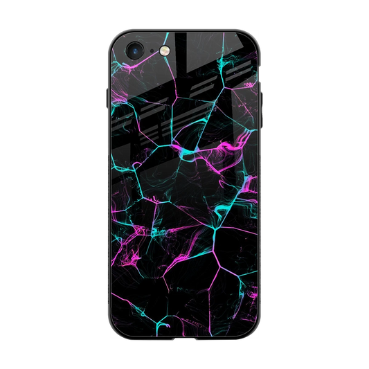 Nebula Veins back phone cover | glass case for iphone 7