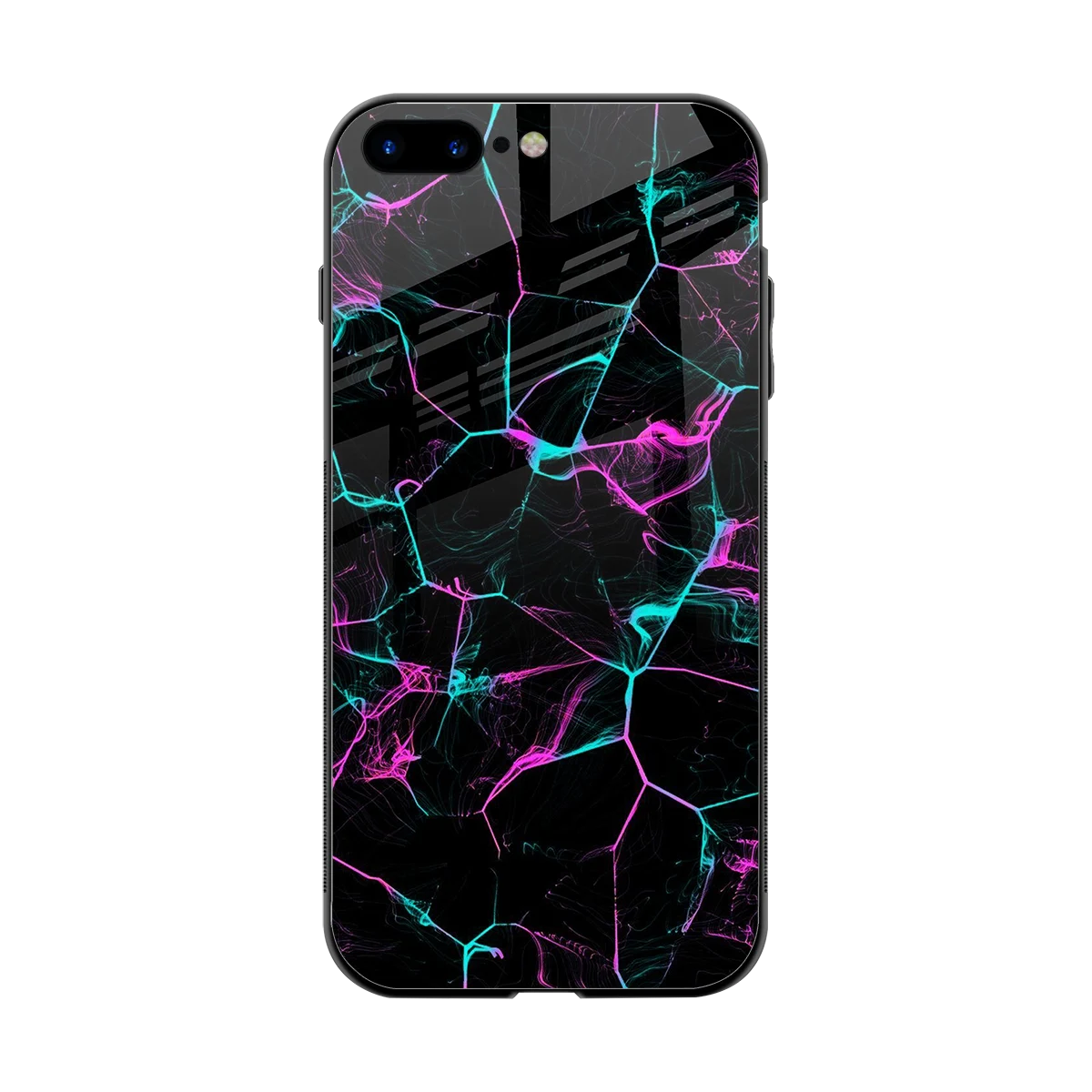Nebula Veins back phone cover | glass case for iphone 7 plus