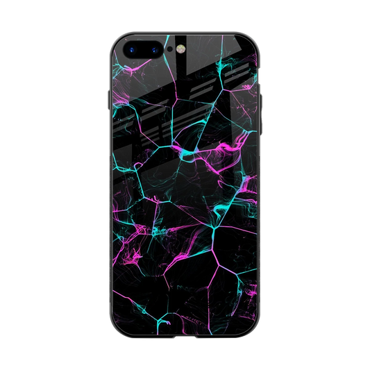 Nebula Veins back phone cover | glass case for iphone 8 plus