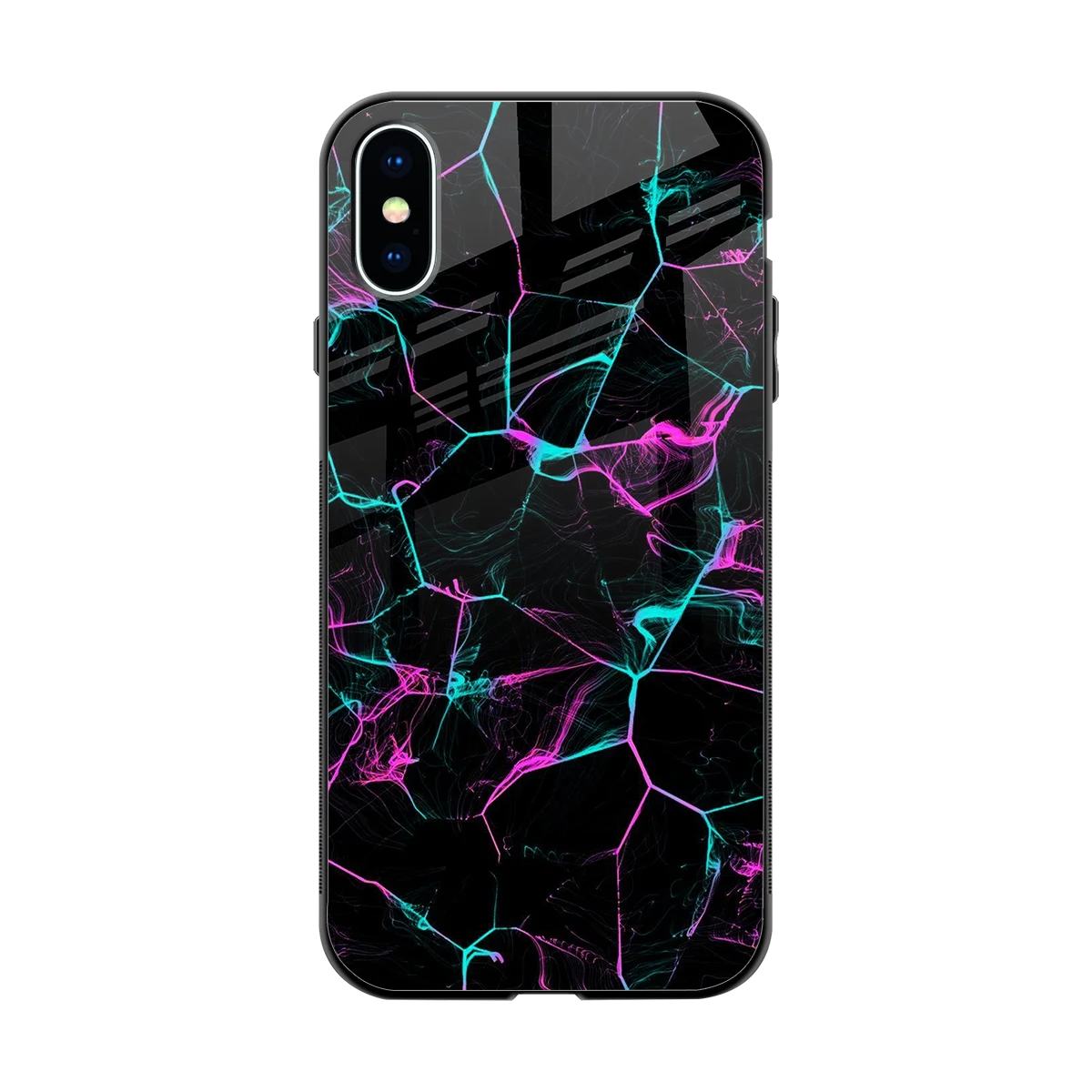 Nebula Veins back phone cover | glass case for iphone x