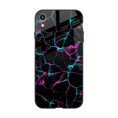 Nebula Veins back phone cover | glass case for iphone xr