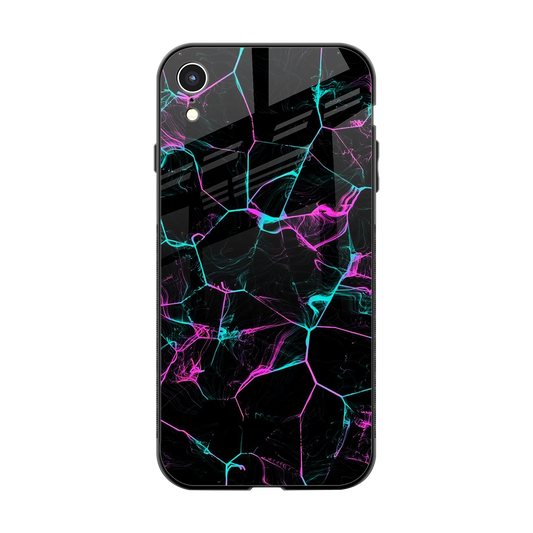 Nebula Veins back phone cover | glass case for iphone xr