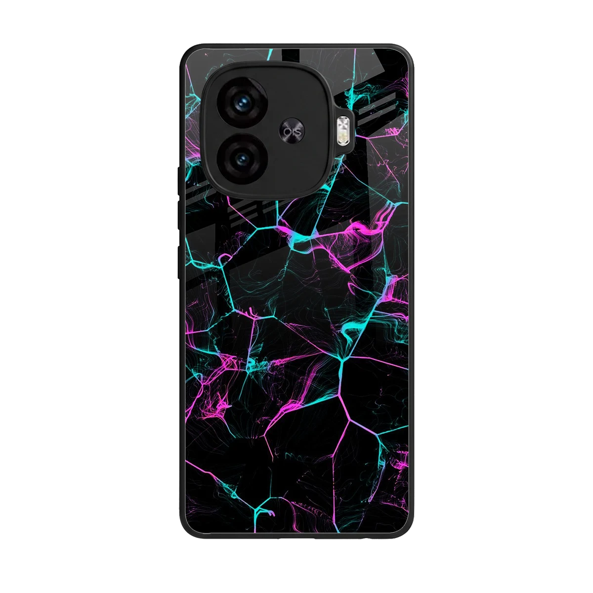 Nebula Veins back phone cover | glass case for iqoo neo 10r 5g