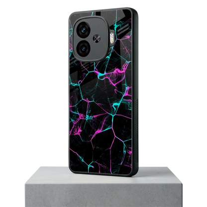 Nebula Veins iqoo neo 10r 5g mobile cover | shockproof glass phone case