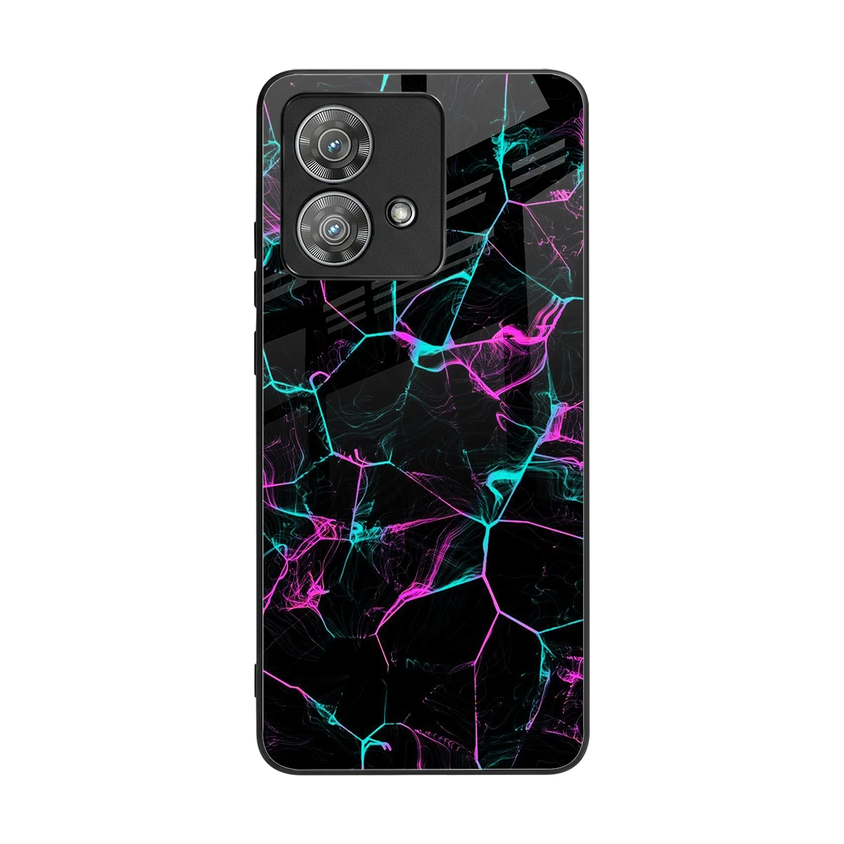 Nebula Veins back phone cover | glass case for motorola edge 40 neo 5g