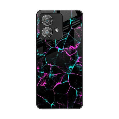 Nebula Veins back phone cover | glass case for motorola edge 40 neo 5g