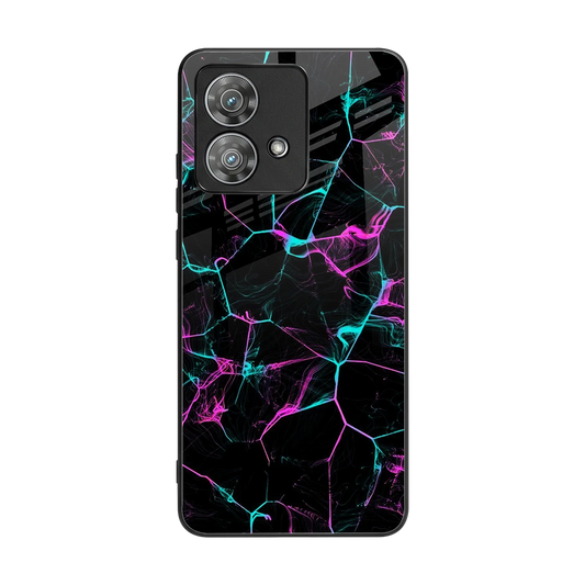 Nebula Veins back phone cover | glass case for motorola edge 40 neo 5g