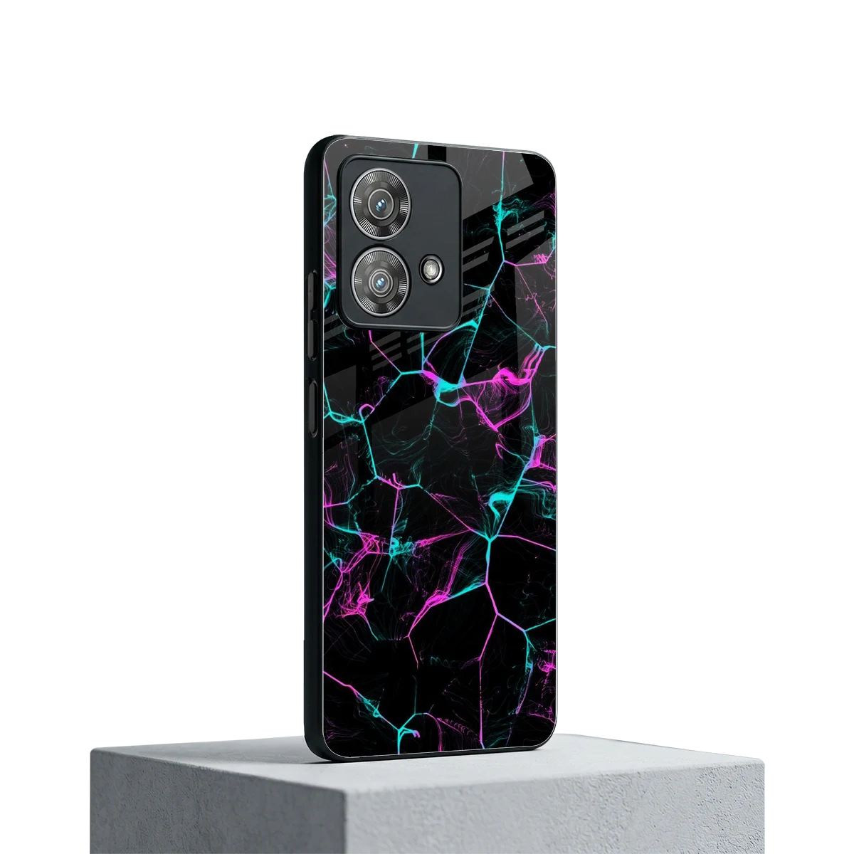 Nebula Veins motorola edge 40 neo 5g mobile cover | shockproof glass phone case
