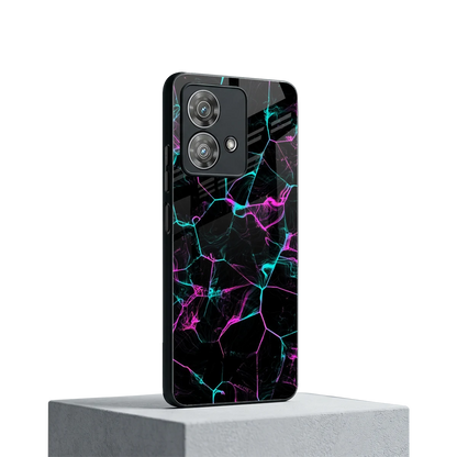 Nebula Veins motorola edge 40 neo 5g mobile cover | shockproof glass phone case