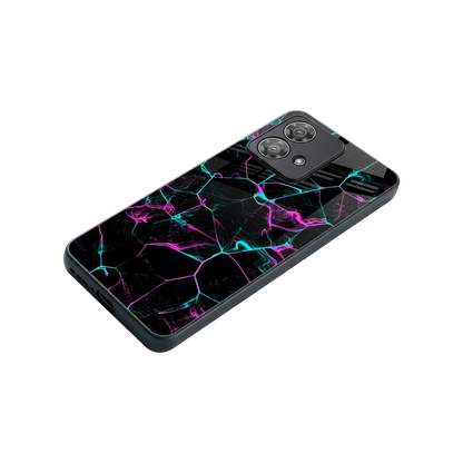 Nebula Veins stylish phone case for motorola edge 40 neo 5g | glossy glass and slim fit