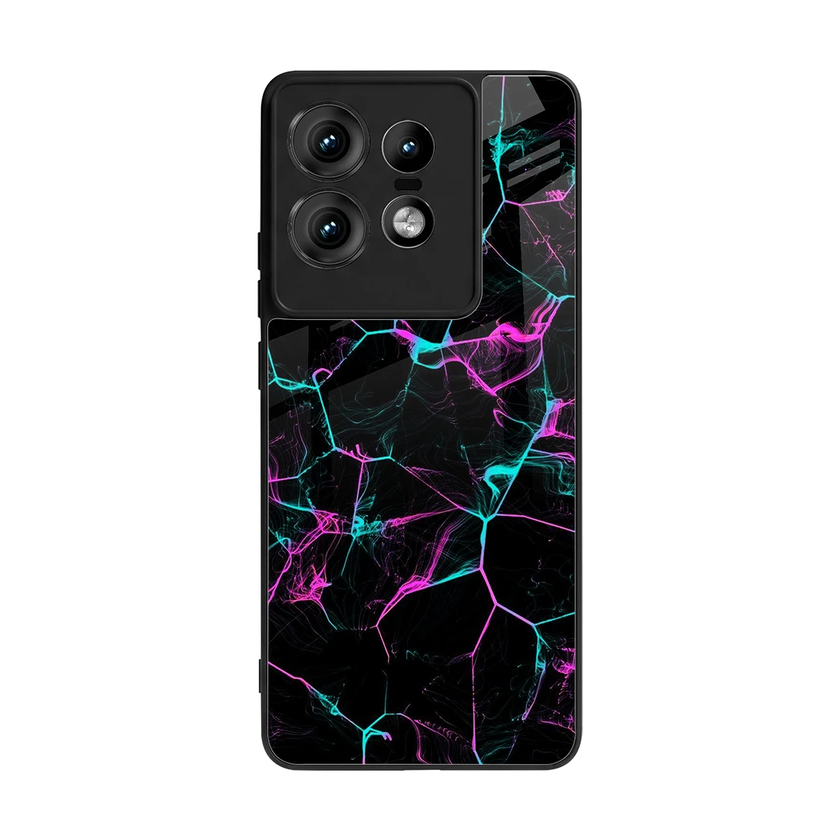 Nebula Veins back phone cover | glass case for motorola edge 50 pro