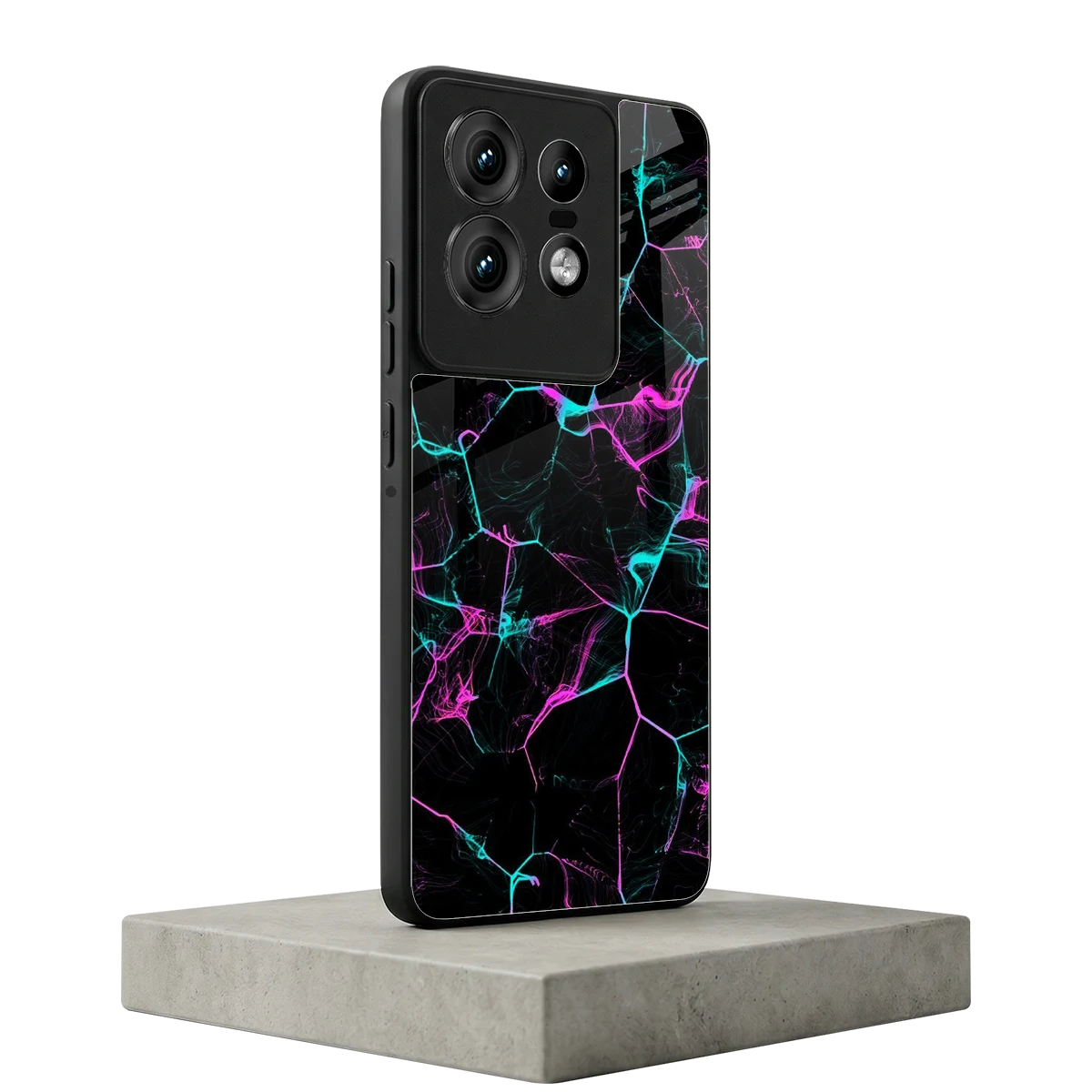 Nebula Veins motorola edge 50 pro mobile cover | shockproof glass phone case