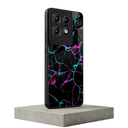 Nebula Veins motorola edge 50 pro mobile cover | shockproof glass phone case