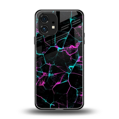 Nebula Veins back phone cover | glass case for nothing phone 1