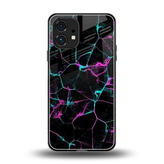 Nebula Veins back phone cover | glass case for nothing phone 1