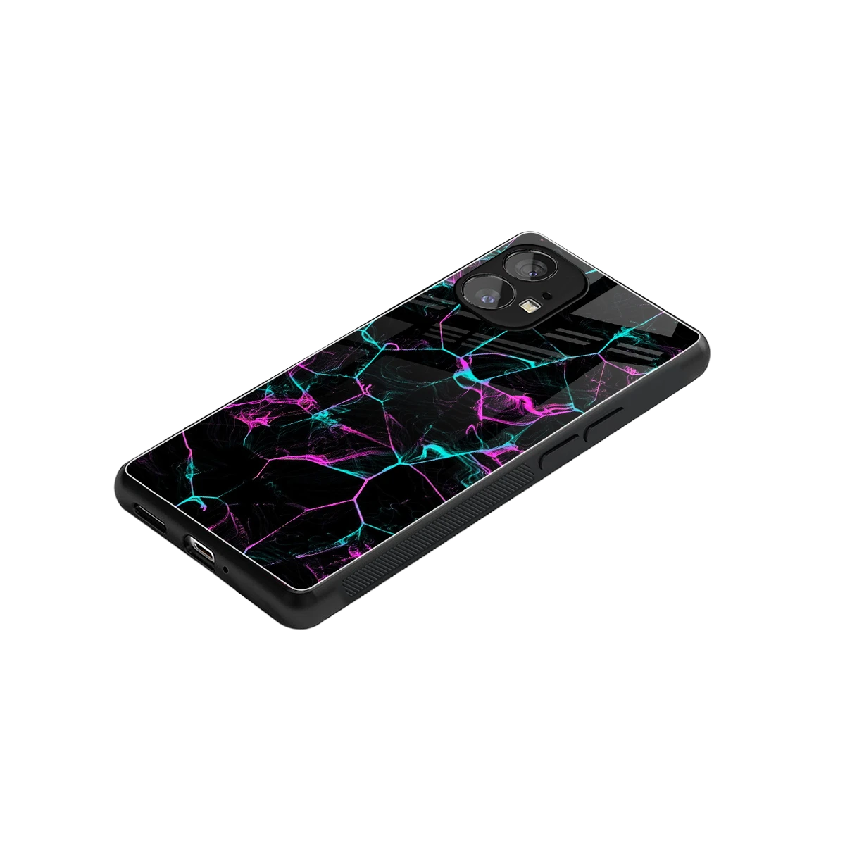 Nebula Veins stylish phone case for nothing phone 1 | glossy glass and slim fit