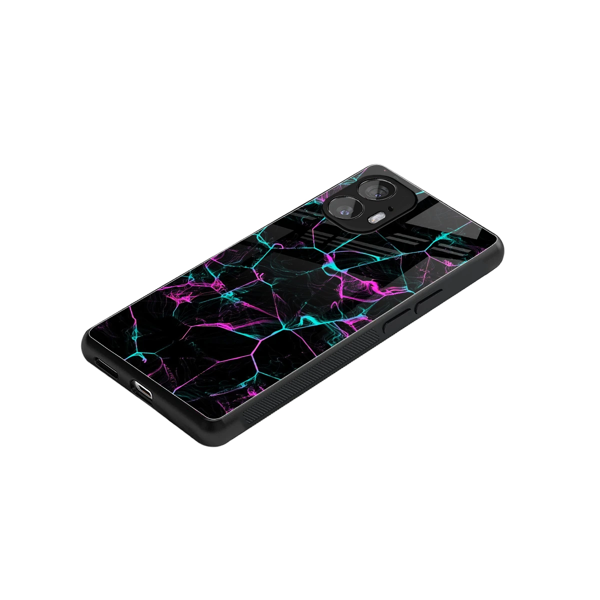 Nebula Veins stylish phone case for nothing phone 2 | glossy glass and slim fit