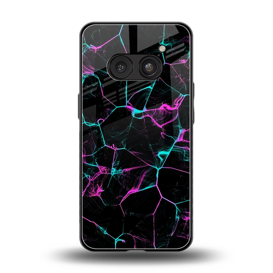 Nebula Veins back phone cover | glass case for nothing phone 2a plus