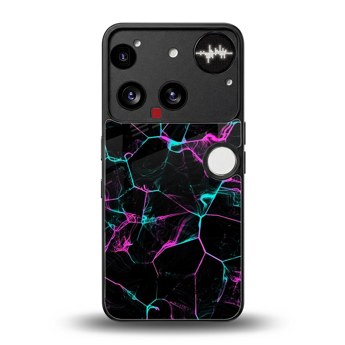 Nebula Veins back phone cover | glass case for nothing phone 3