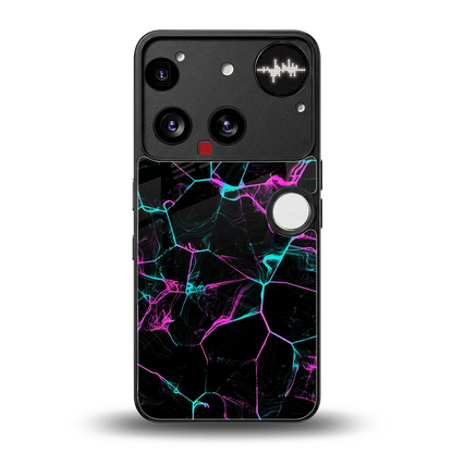 Nebula Veins back phone cover | glass case for nothing phone 3