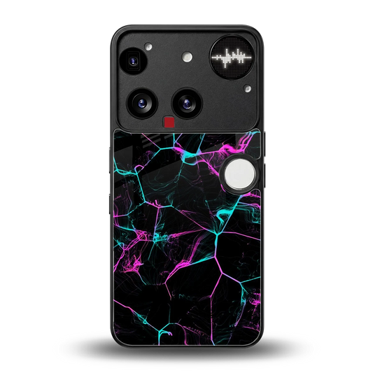 Nebula Veins back phone cover | glass case for nothing phone 3