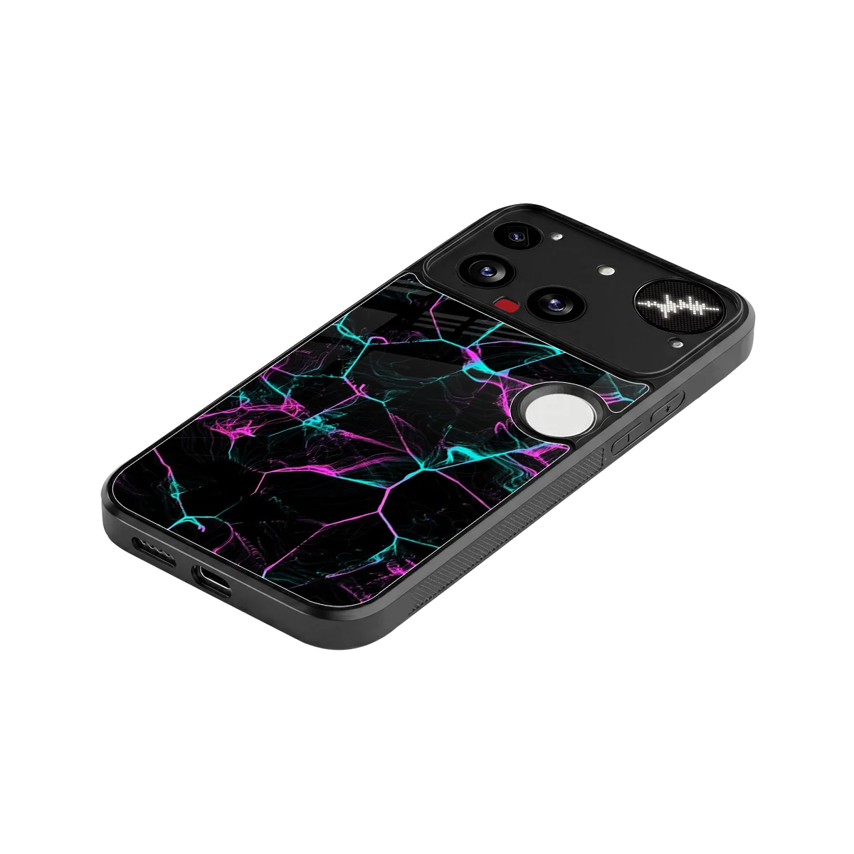 Nebula Veins stylish phone case for nothing phone 3 | glossy glass and slim fit
