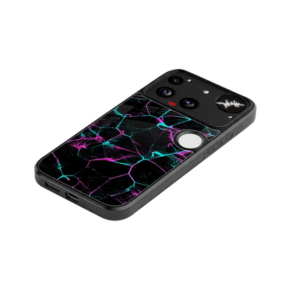 Nebula Veins stylish phone case for nothing phone 3 | glossy glass and slim fit