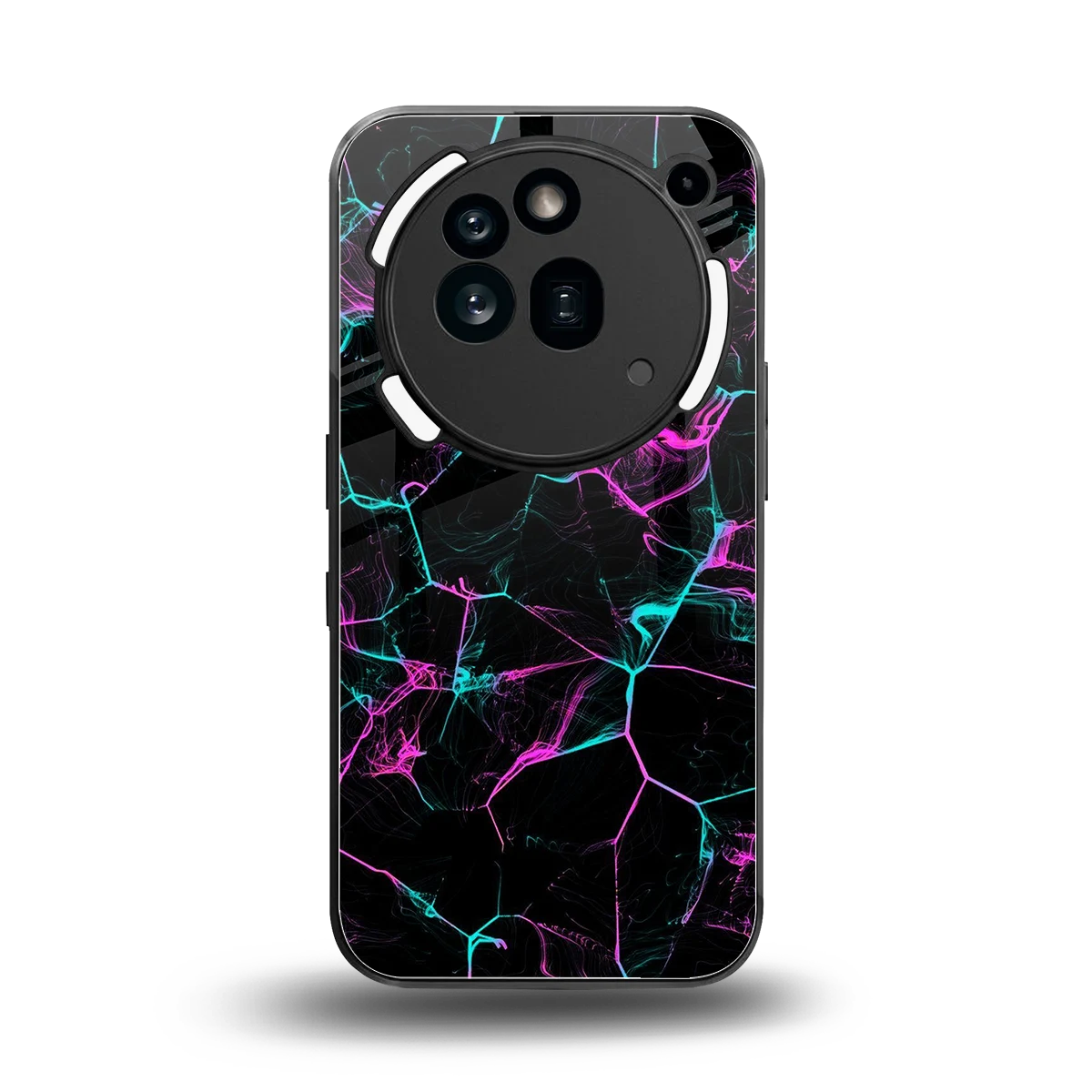 Nebula Veins back phone cover | glass case for nothing phone 3a pro