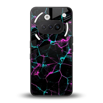 Nebula Veins back phone cover | glass case for nothing phone 3a
