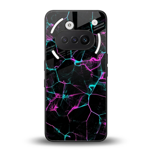 Nebula Veins back phone cover | glass case for nothing phone 3a