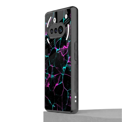 Nebula Veins nothing phone 3a mobile cover | shockproof glass phone case