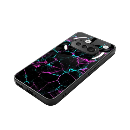 Nebula Veins stylish phone case for nothing phone 3a | glossy glass and slim fit
