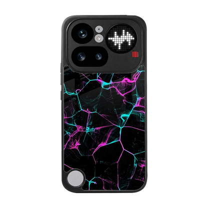 Nebula Veins back phone cover | glass case for nothing phone 4a pro