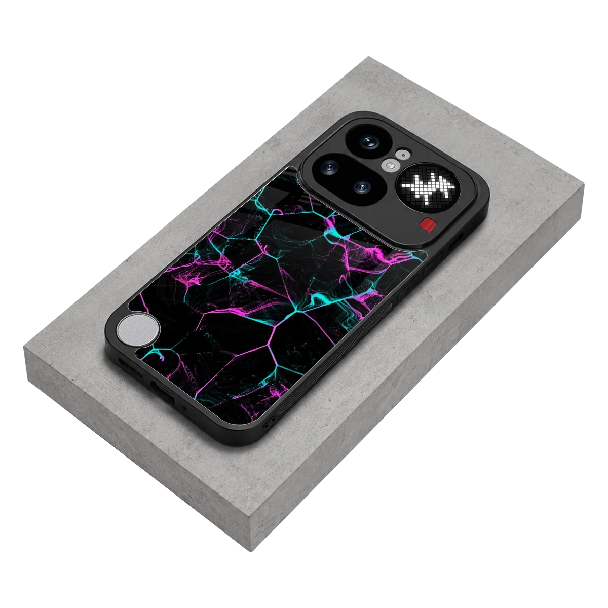 Nebula Veins stylish phone case for nothing phone 4a pro | glossy glass and slim fit
