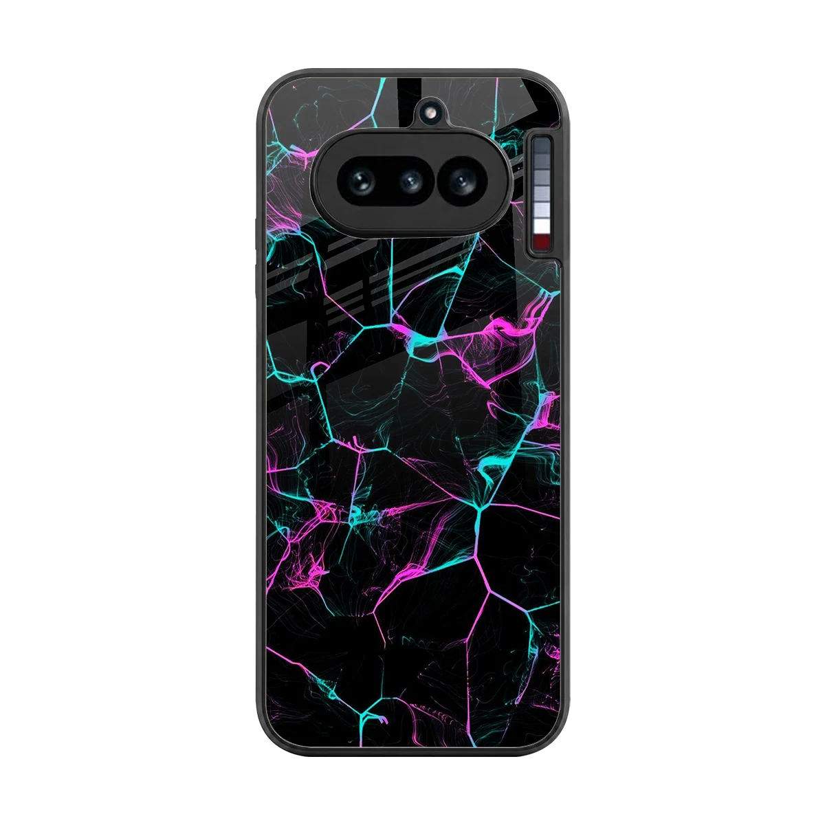 Nebula Veins back phone cover | glass case for nothing phone 4a