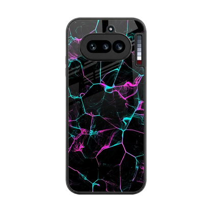 Nebula Veins back phone cover | glass case for nothing phone 4a