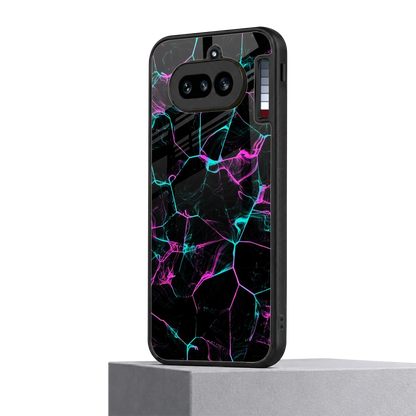 Nebula Veins nothing phone 4a mobile cover | shockproof glass phone case